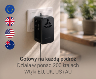 SILVER MONKEY Adapter podróżny Smart Travel 70W PD SMA343 - 1417255 - zdjęcie 4